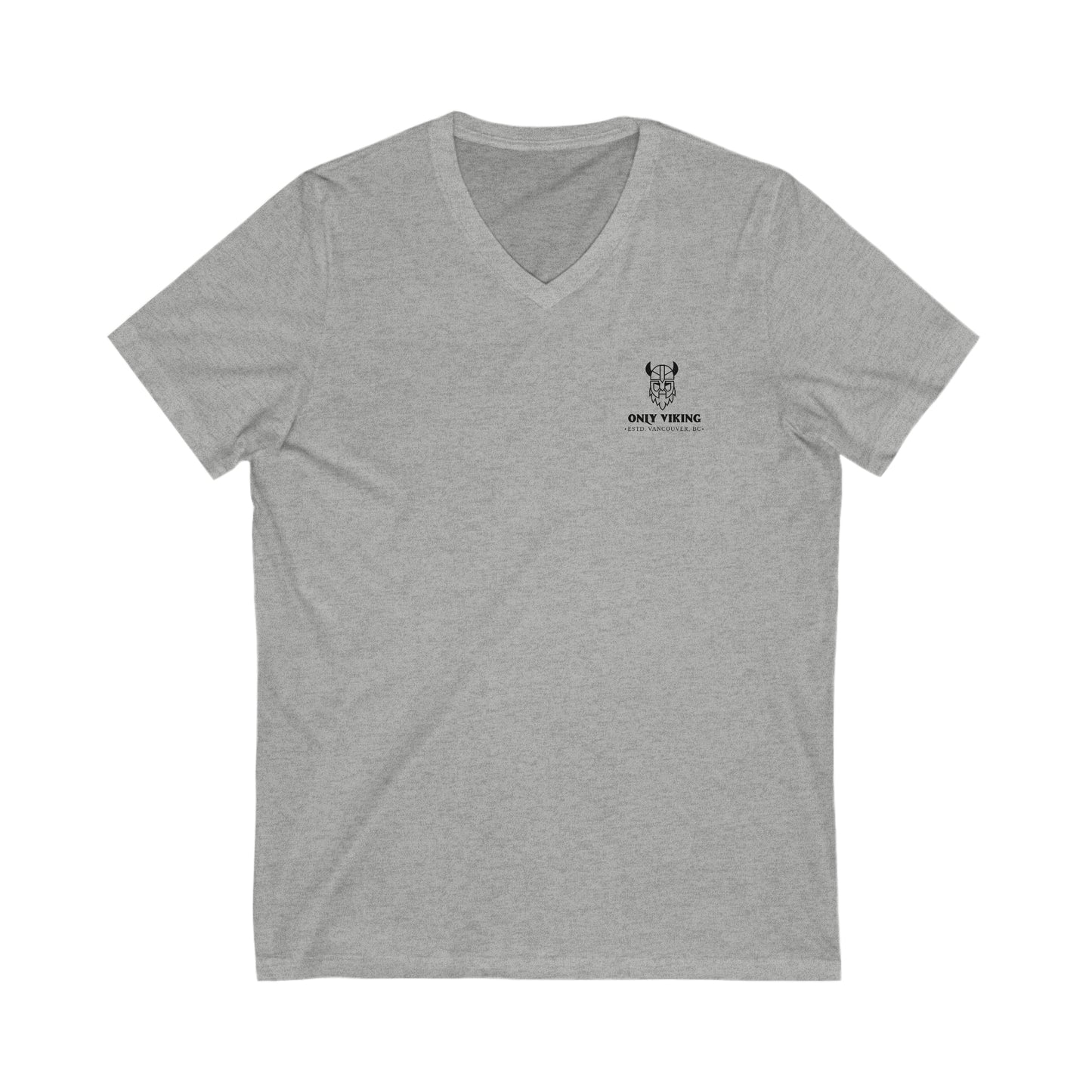 Unisex Jersey Short Sleeve V-Neck Tee