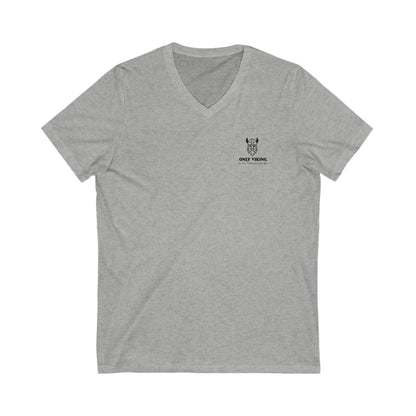 Unisex Jersey Short Sleeve V-Neck Tee