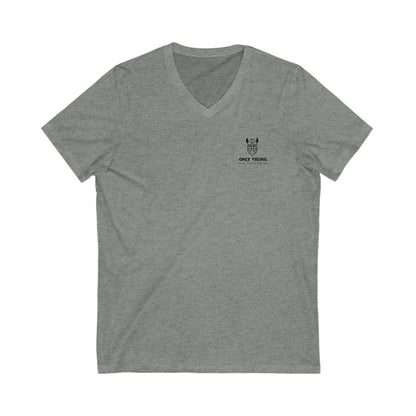 Unisex Jersey Short Sleeve V-Neck Tee