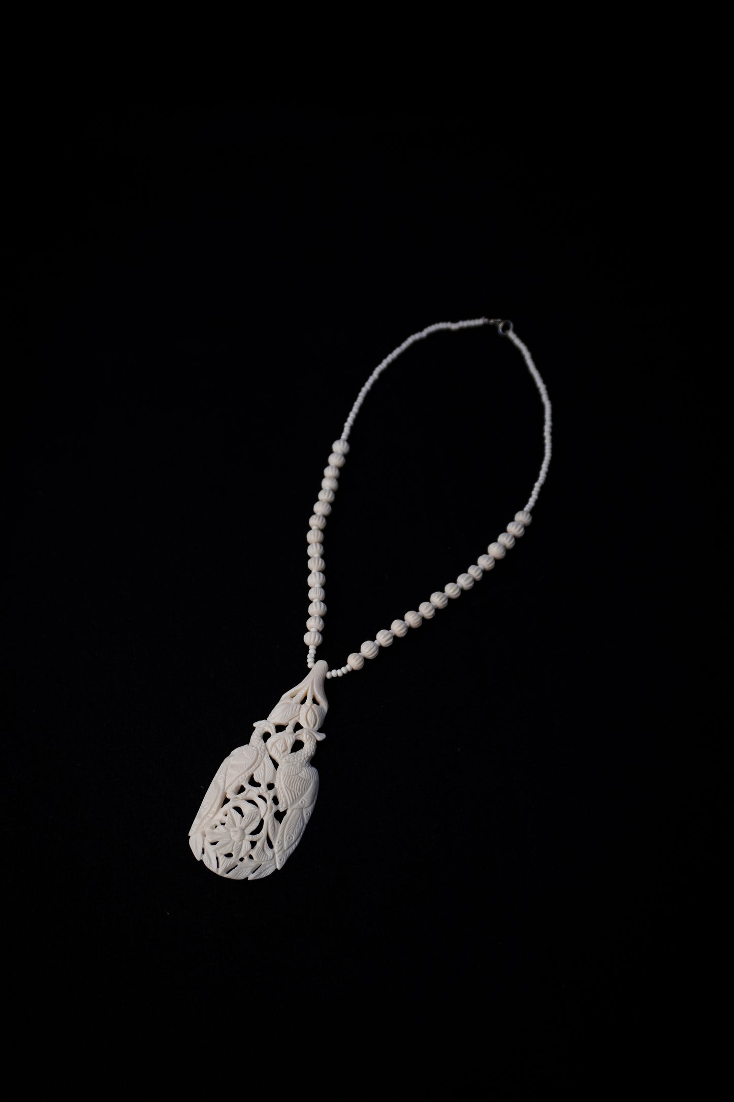 Wilderness Whispers: Nature-Inspired Bone Necklace