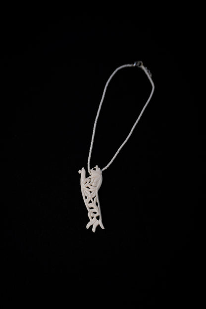 Mystic Marrow: Intricate Bone Necklace