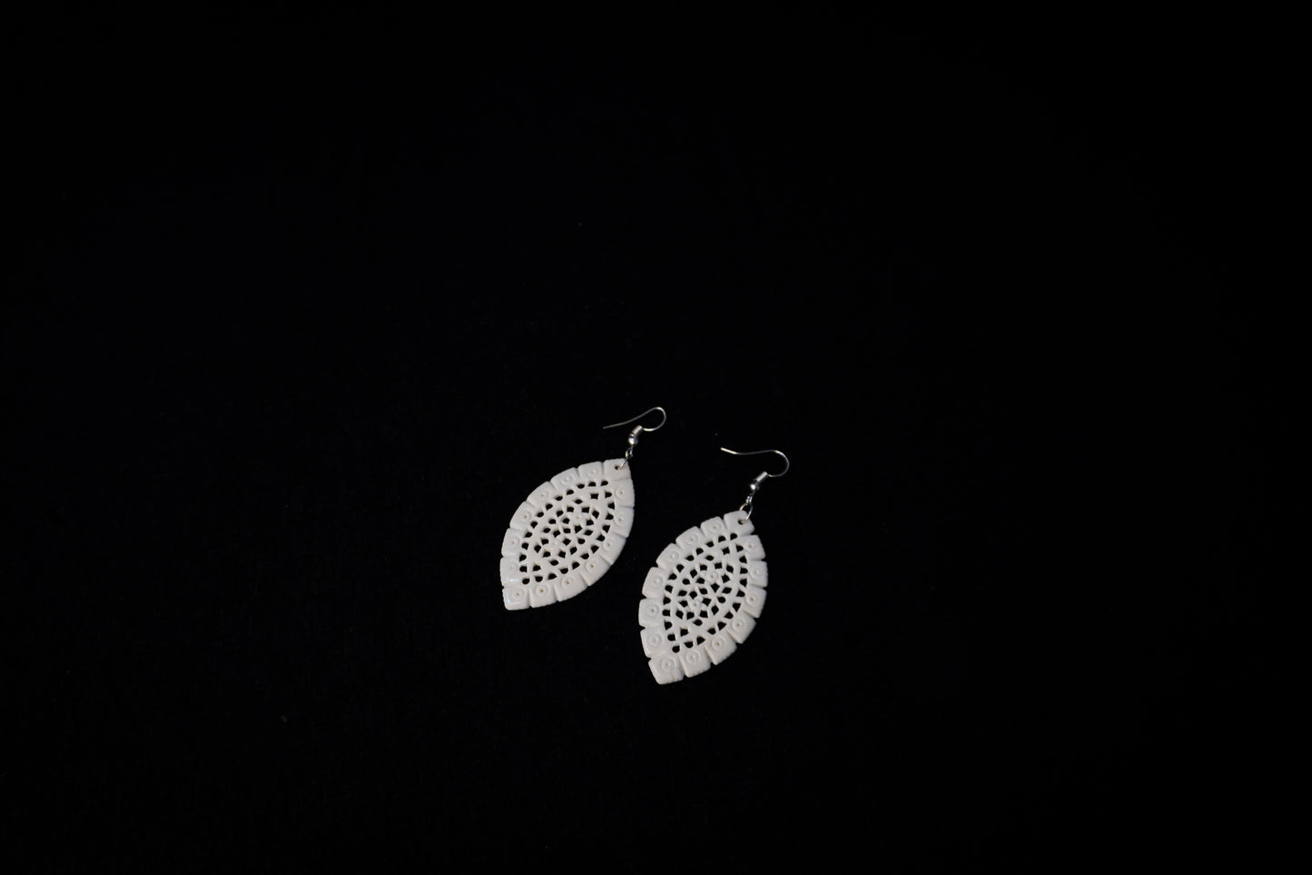 Artisan's Touch: Hand-Carved Bone Earrings | OnlyVking