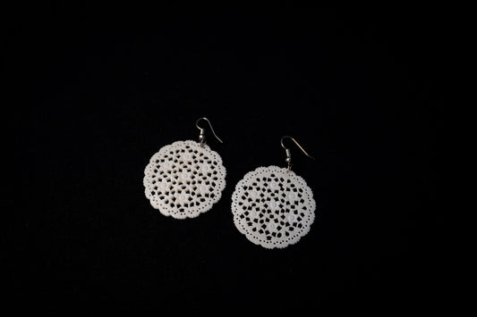 Cultural Reverie: Exquisite Handmade Bone Earrings