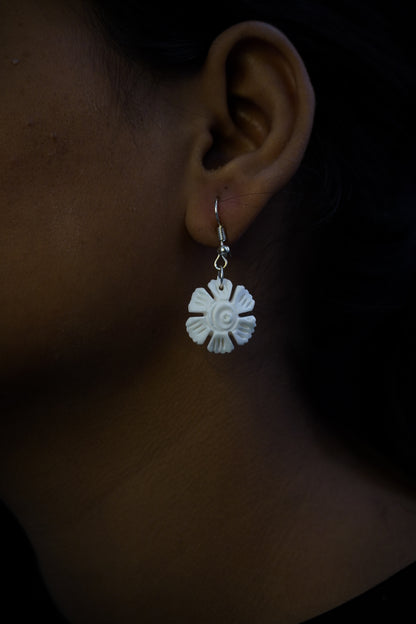 Divine Designs: Ethereal Handmade Bone Earrings