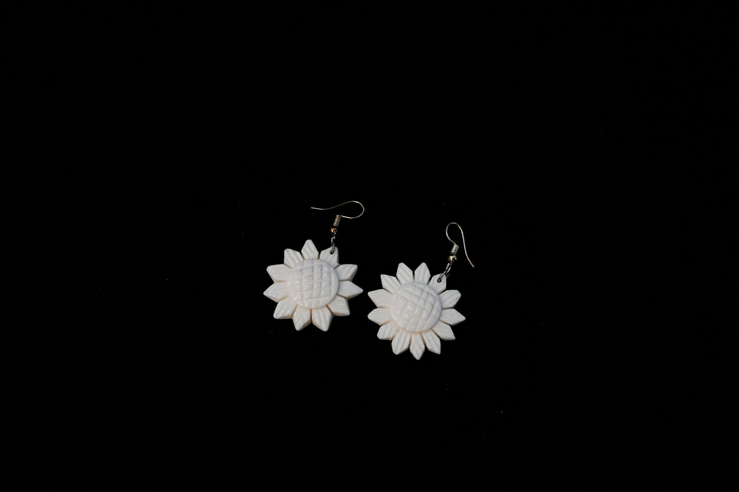 Celestial Charms: Artisanal Bone Carving Earrings