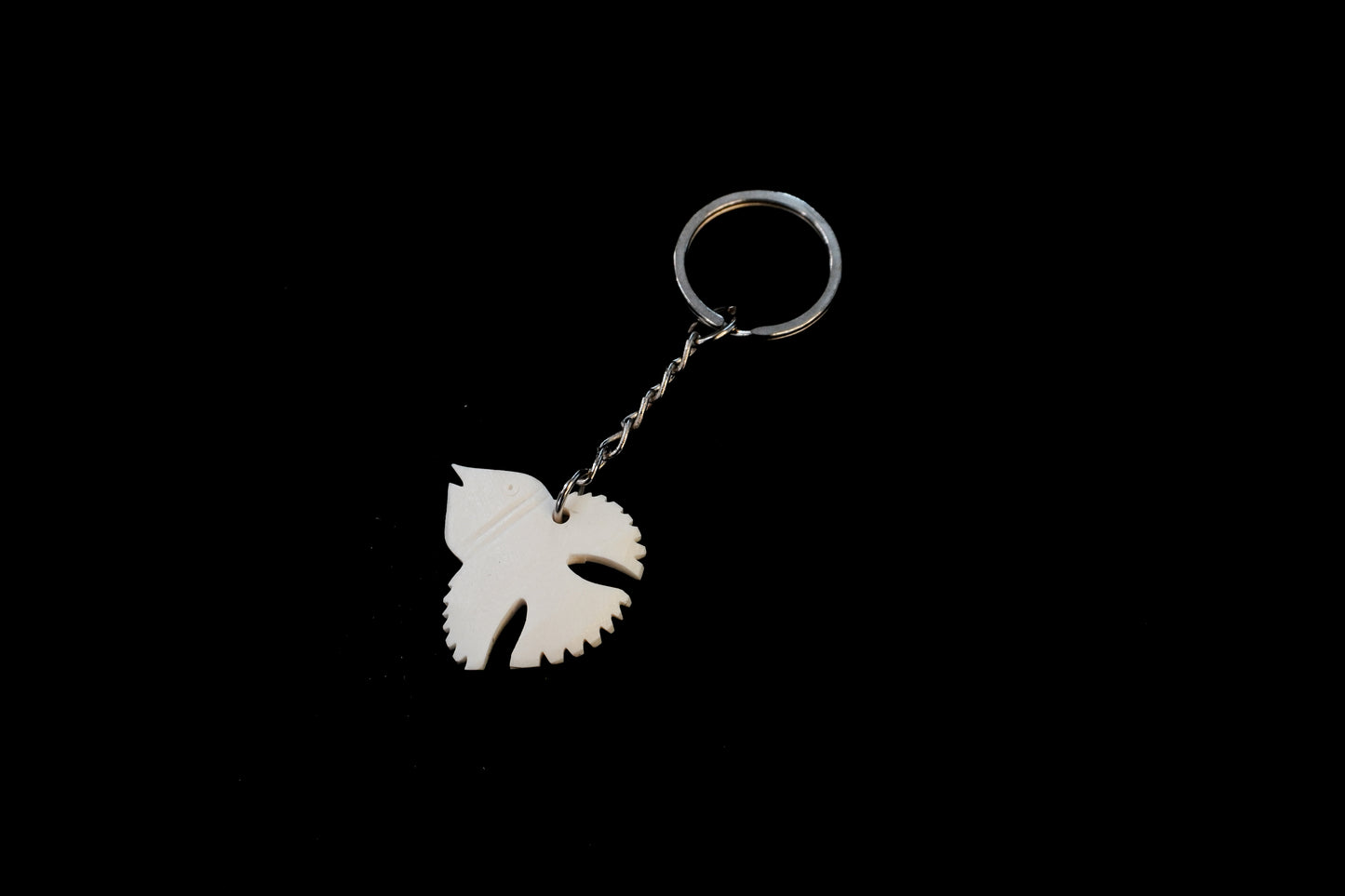 Artisan Crafted Elegance: Handmade Bone Carver Keychain