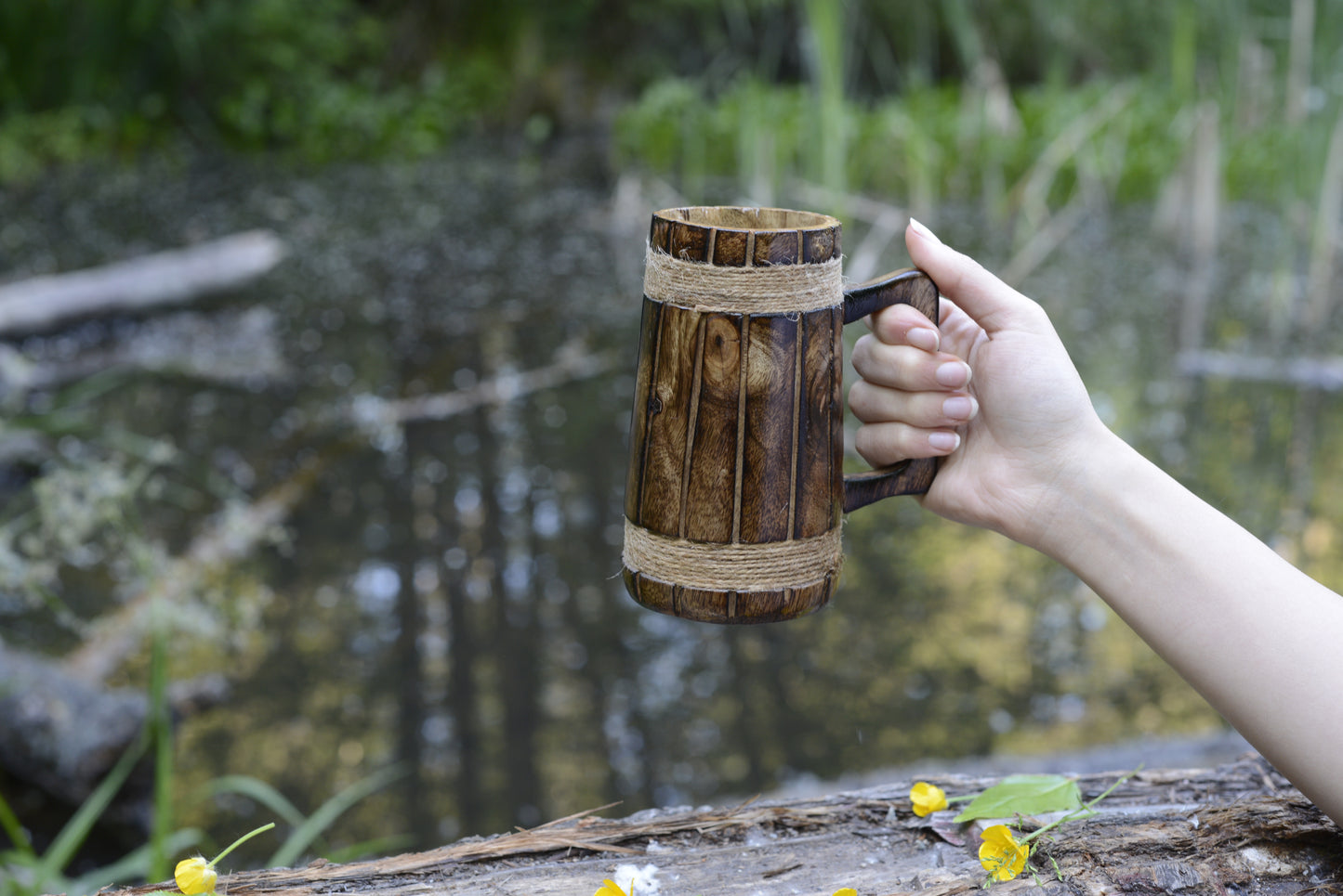 The Wooden Viking Tankard | Viking Culture