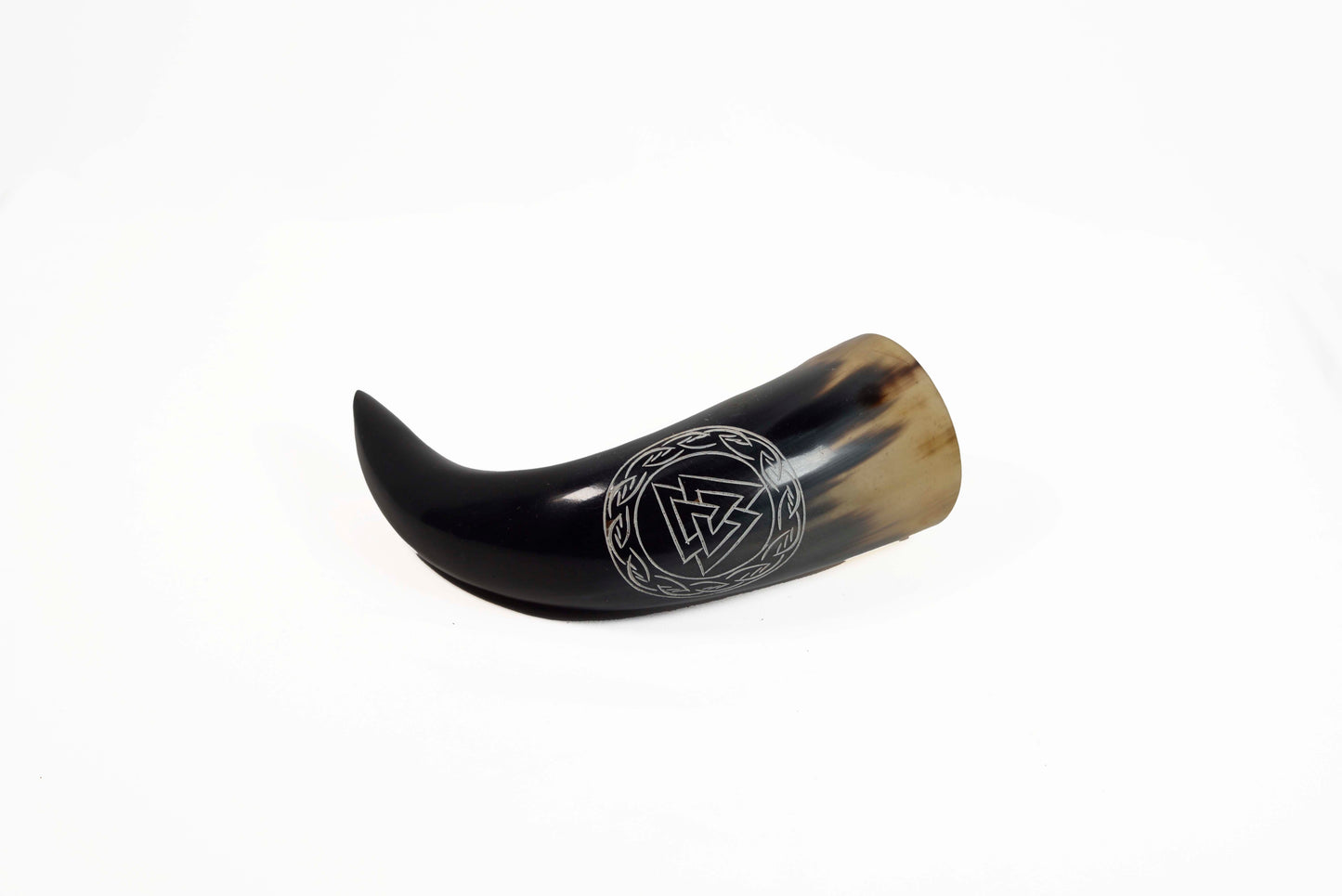 Viking Horn Mug with Valknut Symbol | OnlyViking