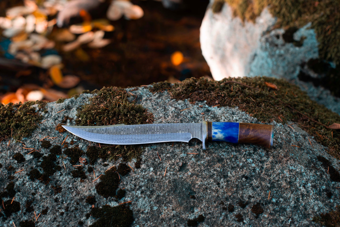 Azul Oak| Damascus Knives