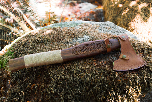 Dark Cedar Rope Axe (B)| Only Viking