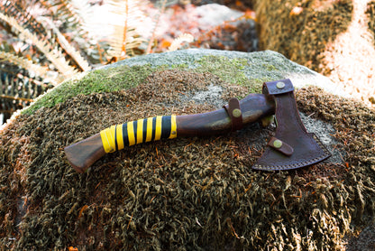 Yellow & Black checkered Axe A +B | Only Viking