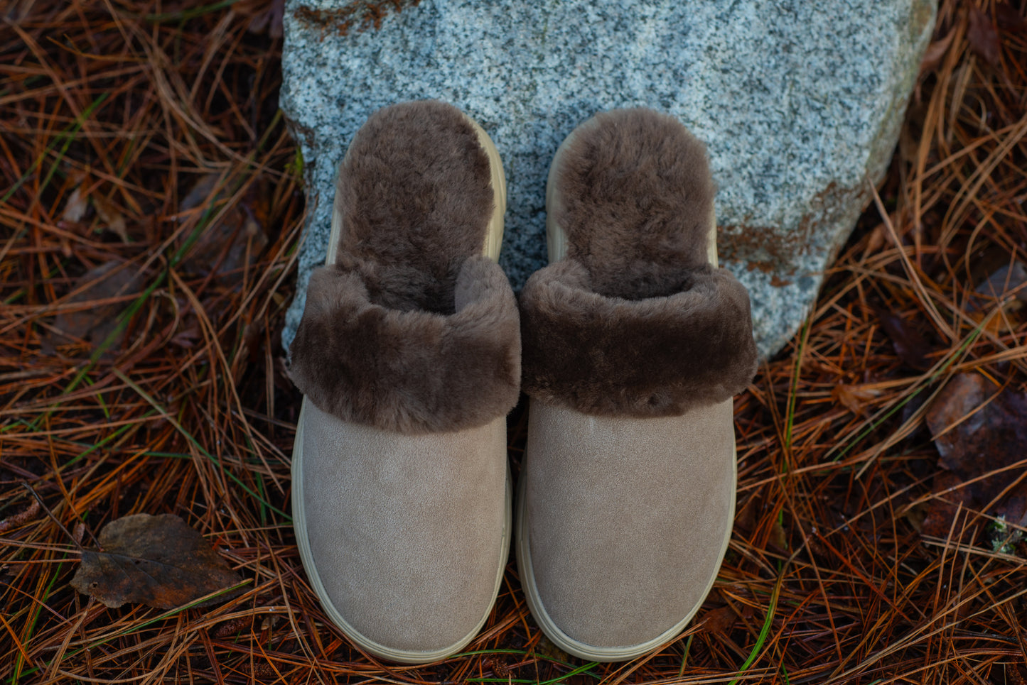 Handmade Leather Moccasin Style Slippers Traditional