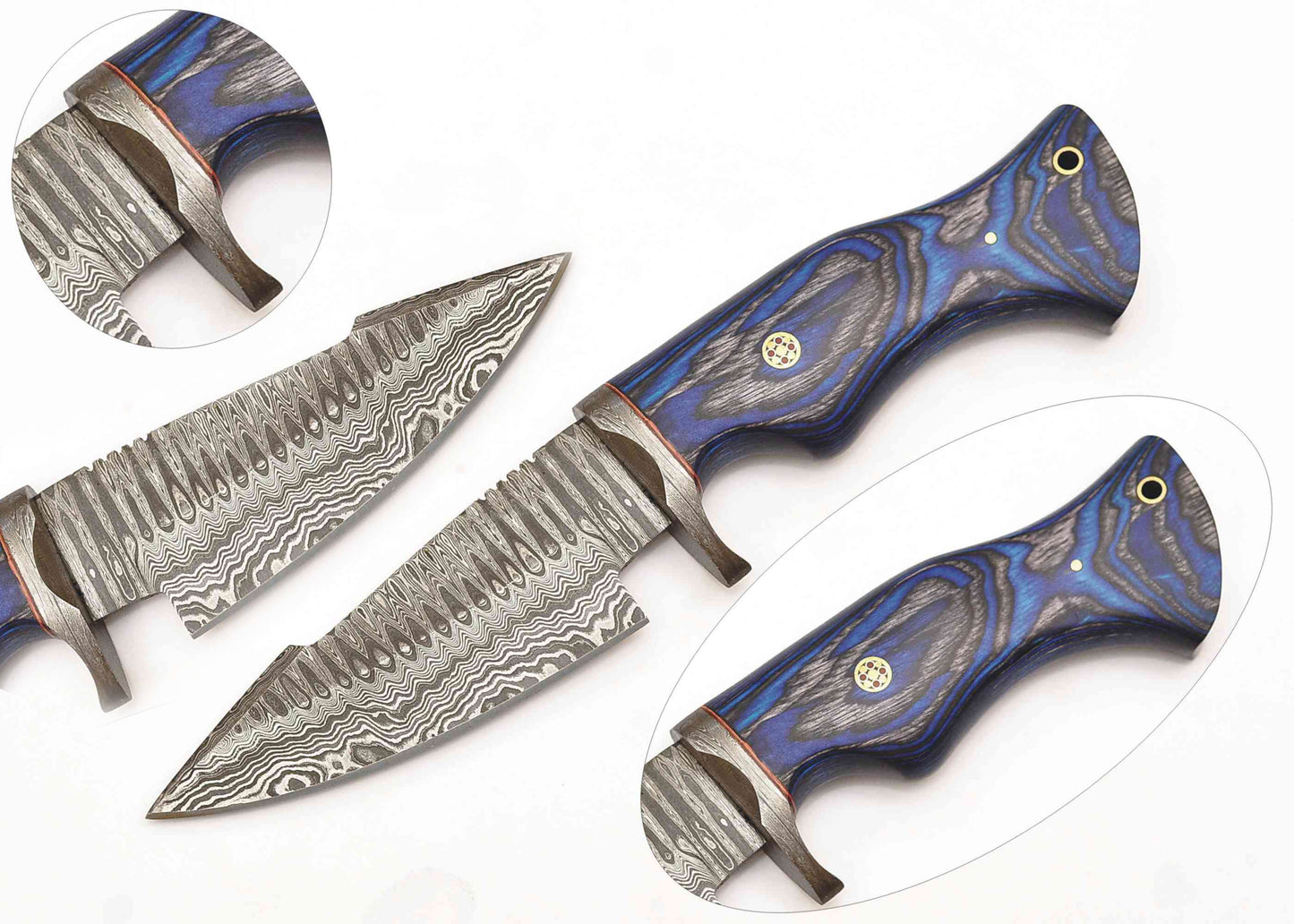 Nightfall Timber| Damascus Knives