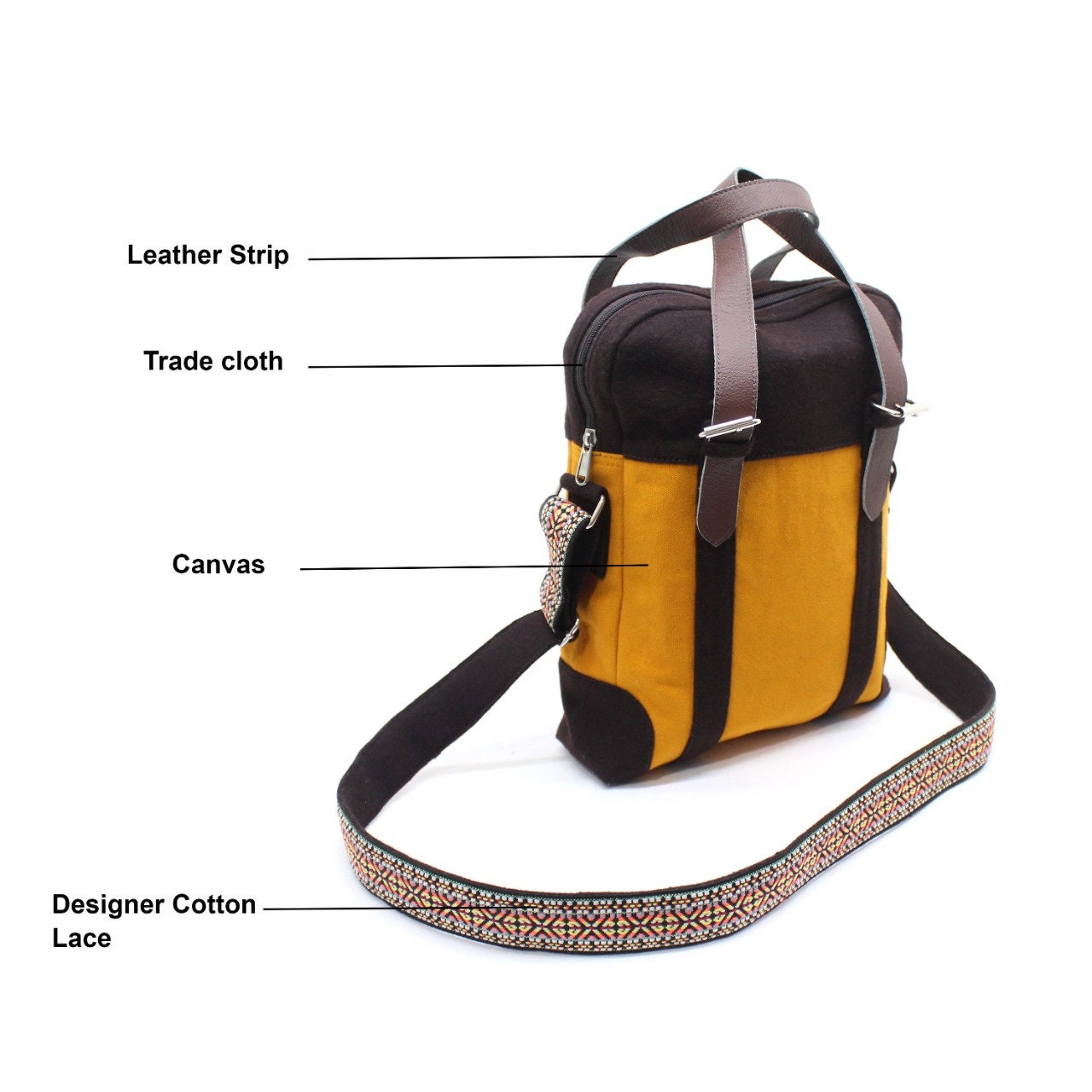 Cotton sling bags clearance wholesale